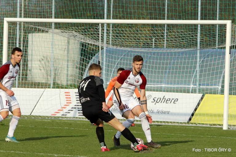 in the match action in the jersey FK Železiarne Podbrezová